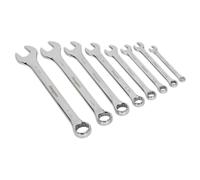 Sealey S0870 Siegen Whitworth Combination Spanner Set 8pc
