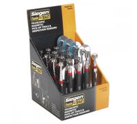 Sealey Telescopic Magnetic Pick-Up Tools & Inspection Mirrors - Display Box Of 20 S0946