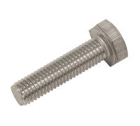 Sealey S1040 Stainless Steel Hex Head Set Screw DIN 933 - M10 X 40 A2 - Pack