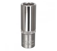 Sealey 1/2" Drive Deep Hexagon WallDrive Socket Metric 1/2" 18mm