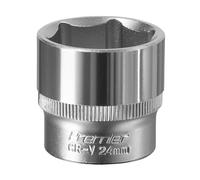 Sealey S3824 Walldrive Socket 24Mm 3/8Sq Drive