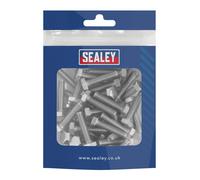 Sealey S625S Stainless Steel Set Screw Din 933 M6 x 25mm 1.00mm Pitch - Pack