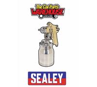 Sealey S701 Spray Gun Professional Suction Feed 1.8mm Set-Up