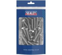 Sealey S840S Stainless Steel Set Screw - M8 x 1.25 Pitch, DIN 933 - Pack of 50