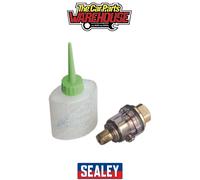 Sealey SA111 Mini In-Line Air Tool Oiler 1/4inBsp With Filler