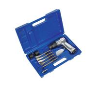 Sealey SA12/S Air Compressor Medium Stroke Hammer Chipper & 4 Chisels Set & Case