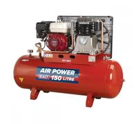 Sealey Air Compressor 150L Belt Drive Petrol Engine 6.5Hp Sa1565