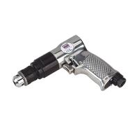 Sealey 10mm 1800 Rpm Reversible Air Drill With Polished Aluminium Housing Sa24