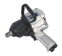 Sealey SA297 Air Impact Wrench 1inSq Drive Pistol Type - Twin Hammer
