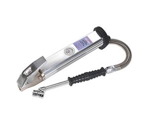Sealey Sa39 Tyre Inflator Long Type with Twin Push-On Connector