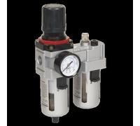 Sealey SA206FAD Air Filter Auto Drain Max Airflow 140Cfm