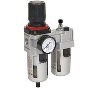 Sealey SA4001 High Flow Air Filter, Regulator and Lubricator