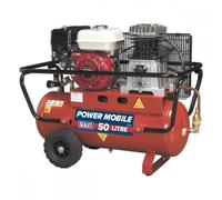 Air Compressor 50L Belt Drive Petrol Engine 5.5hp