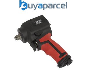 Sealey SA6002S Premier Twin Hammer Stubby Air Impact Wrench 1/2"Sq Drive
