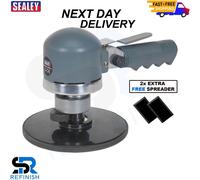 Sealey SA77 Orbital Air Sander Hook and Loop 150mm Metal Automotive +2x Spreader