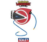 Sealey Air Hose Reel SA814 - Retractable, 15m, 8mm I.D., PU Hose