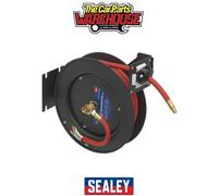 Sealey Retractable Air Line Hose Reel SA84 – Steel – 10mm 8m