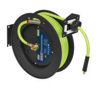 Sealey SA841HV 15m Retractable High-Visibility TPR Air Hose with Steel Reel 10mm