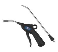 Sealey SA914 Air Blow Gun with Safety Nozzle and 2 Extensions