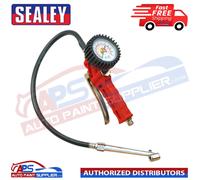 Sealey Sa9312 Tyre Inflator With Twin Push-On Connector