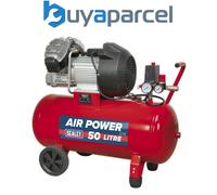 Air Compressor 50L V-Twin Direct Drive 3hp