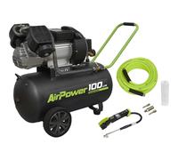 Sealey Ai Compesso 100L Diect Dive 3HP & Ai Accessoy Kit