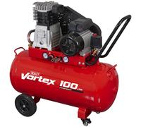 Air Compressor 100L Belt Drive 3hp with Cast Cylinders & Wheels