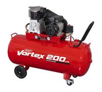 Sealey Sac1203B 200L Belt Drive Air Compressor With Cast Cylinders & Wheels 3.5Hp