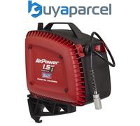 Sealey SAC15WM Wall Mounting Oil Free Air Compressor 1.5hp with 7m Retractable H