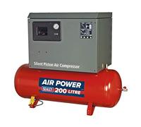 Sealey Sac2203Bln Compressor 200Ltr Belt Drive 3Hp with Cast Cylinders Low Noise