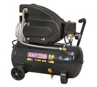 Sealey SAC2420E Compressor 24L Direct Drive 2hp 110V