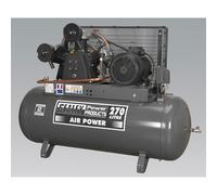 Sealey SAC3153B Compressor 150ltr Belt Drive 3hp with Front Contro...