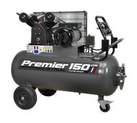 Sealey SAC3153B Premier 150L Belt Drive Air Compressor with Front Control Panel
