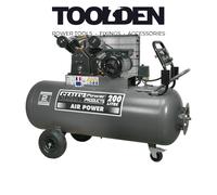 Sealey SAC3203B Compressor 200L Belt Drive 3hp with Front Control Panel