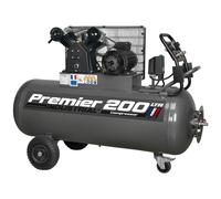 Sealey Air Compressor 200L Belt Drive 3Hp With Front Control Panel 415V 3Ph Sac3203B3Ph