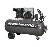 Air Compressor 200L Belt Drive 3hp with Front Control Panel 415V 3ph