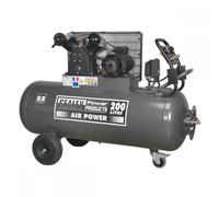 Sealey SAC3203B3PH 200ltr Belt Drive Compressor with Front Control Panel 415V