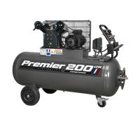 Air Compressor 200L Belt Drive 3hp with Front Control Panel 415V 3ph