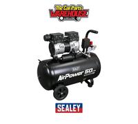Sealey SAC5000S 50L Low Noise Oil Free Direct Drive Air Compressor 1hp