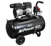Sealey SAC5000S Low Noise Oil Free Direct Drive Air Compressor 50 Litre 240v