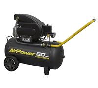Sealey Sac5020E110V Compressor 50Ltr Direct Drive 2Hp 110V