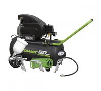Sealey Compressor 50L Direct Drive 2HP with 4PC Air Accessory Kit