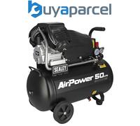 Sealey SAC5030VA 50L V-Twin Direct Drive Air Compressor 3hp
