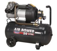 Sealey SAC5030VE Compressor 50L V-Twin Direct Drive 3hp