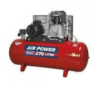 Sealey SAC52775B 3 Phase Electric Air Compressor 270 Litre 415v
