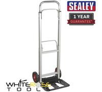 Sealey Sack Truck Folding Aluminium 90kg Capacity Trolley Moving Lifting