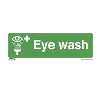 Sealey Safe Conditions Safety Sign Eye Wash Rigid Plastic 300 X 100mm Ss58P1