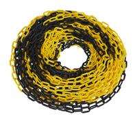 Sealey BYC25M Safety Chain Black/Yellow 25M X 6Mm