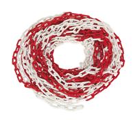 Sealey Safety Chain Red/White 25m x 6mm
