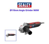 Sealey Angle Grinder SAG115 - 115mm, 900W, 240V